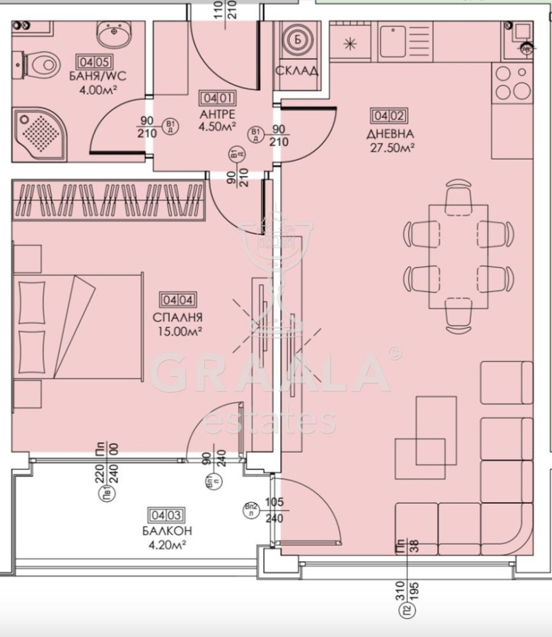 Продава  2-стаен град София , Кръстова вада , 71 кв.м | 99783013 - изображение [3]