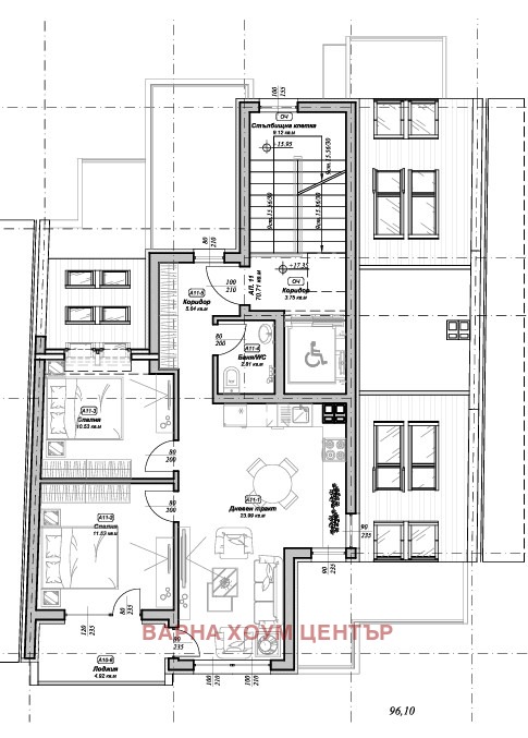 Продаја  1 спаваћа соба Варна , Зимно кино Тракија , 47 м2 | 57418808 - слика [3]