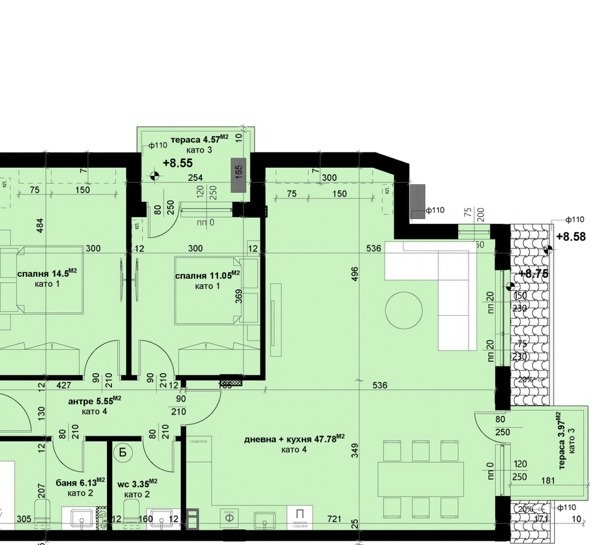 Продава  3-стаен град Стара Загора , Център , 141 кв.м | 73701815 - изображение [6]