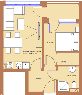 1 Schlafzimmer Pomorie, region Burgas 2