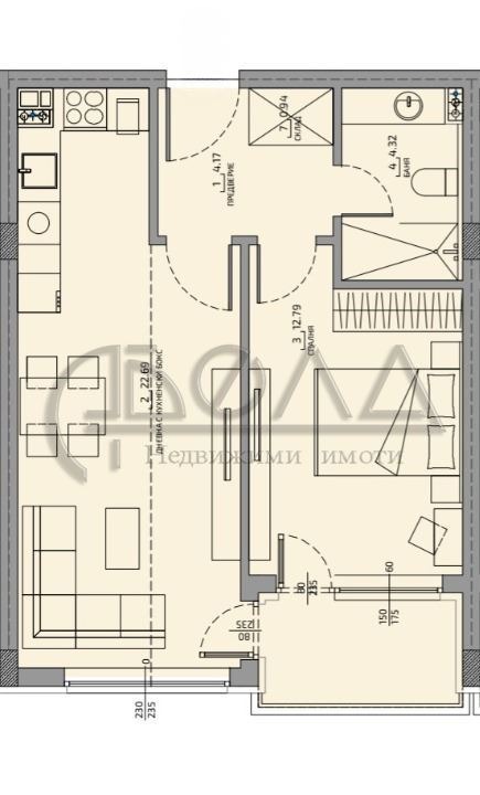 Продава 2-СТАЕН, гр. София, Малинова долина, снимка 2 - Aпартаменти - 47300600