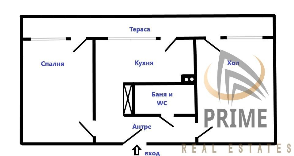 Продава 2-СТАЕН, гр. Бургас, Славейков, снимка 15 - Апартаменти - 55534597