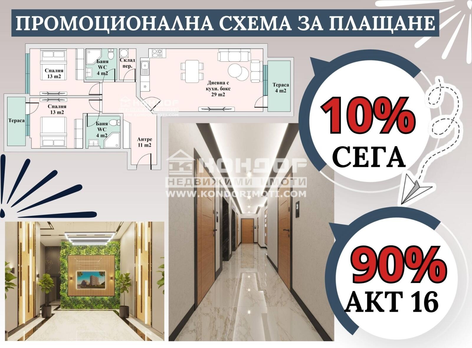 Продава 3-СТАЕН, гр. Пловдив, Тракия