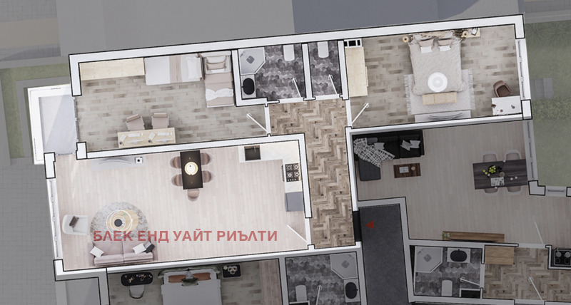 Продава 3-СТАЕН, гр. София, Стрелбище, снимка 2 - Апартаменти - 53420226