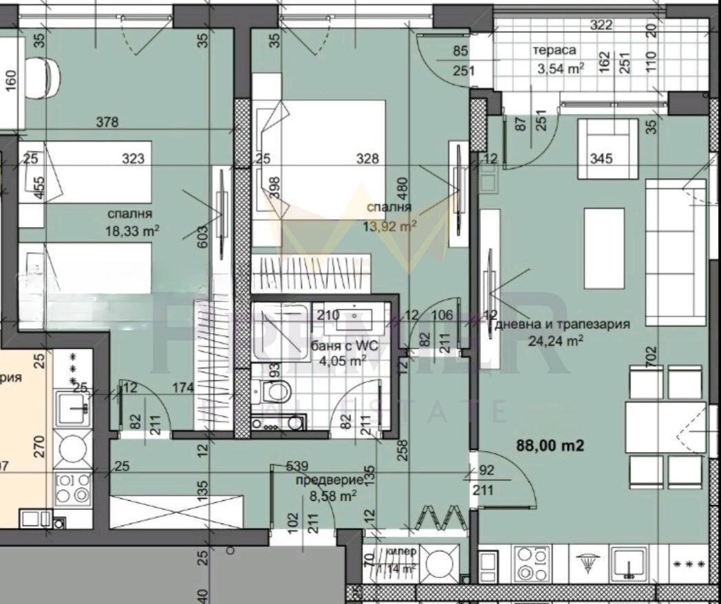 Продава 3-СТАЕН, гр. Пловдив, Тракия, снимка 10 - Апартаменти - 56008506