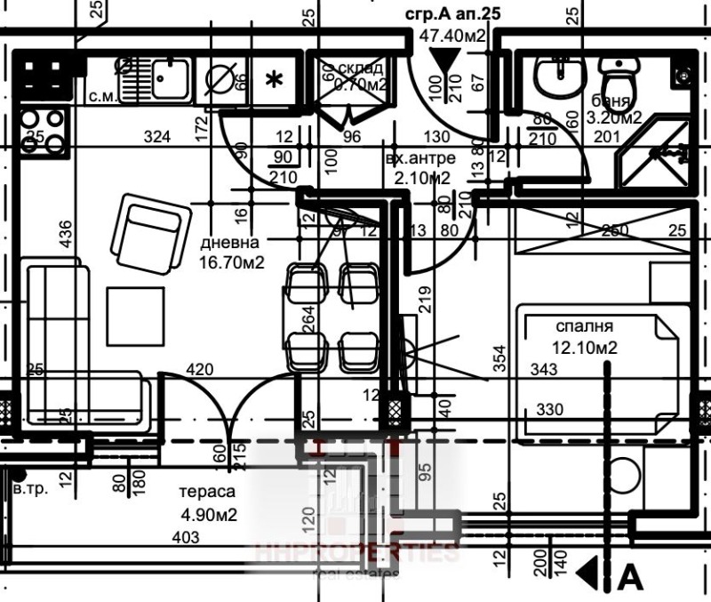 Продава 2-СТАЕН, гр. Пловдив, Христо Смирненски, снимка 2 - Aпартаменти - 49390830