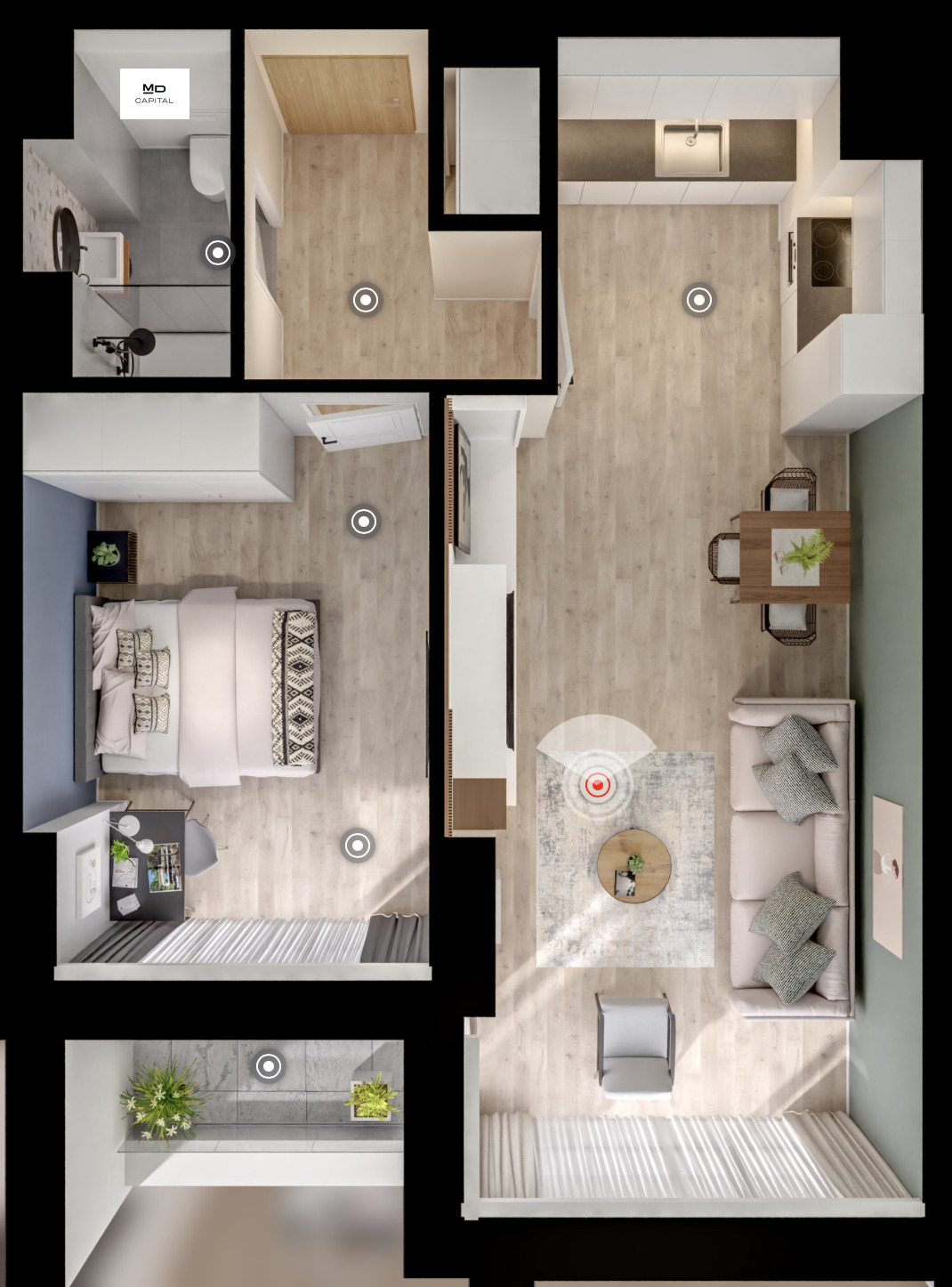 Продава 2-СТАЕН, гр. София, Дружба 2, снимка 3 - Апартаменти - 55261436