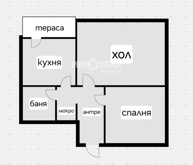 Продава 2-СТАЕН, гр. София, Гоце Делчев, снимка 3 - Aпартаменти - 47950376