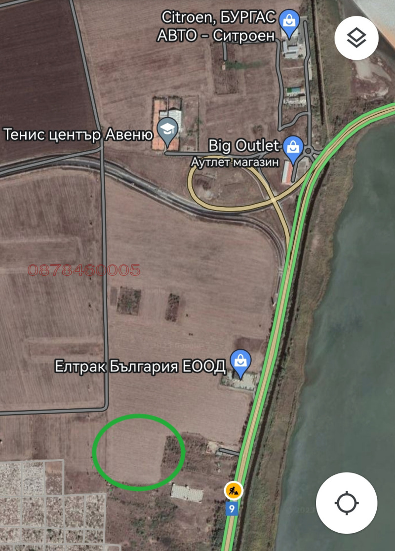 Продава ПАРЦЕЛ, гр. Бургас, област Бургас, снимка 2 - Парцели - 52779239