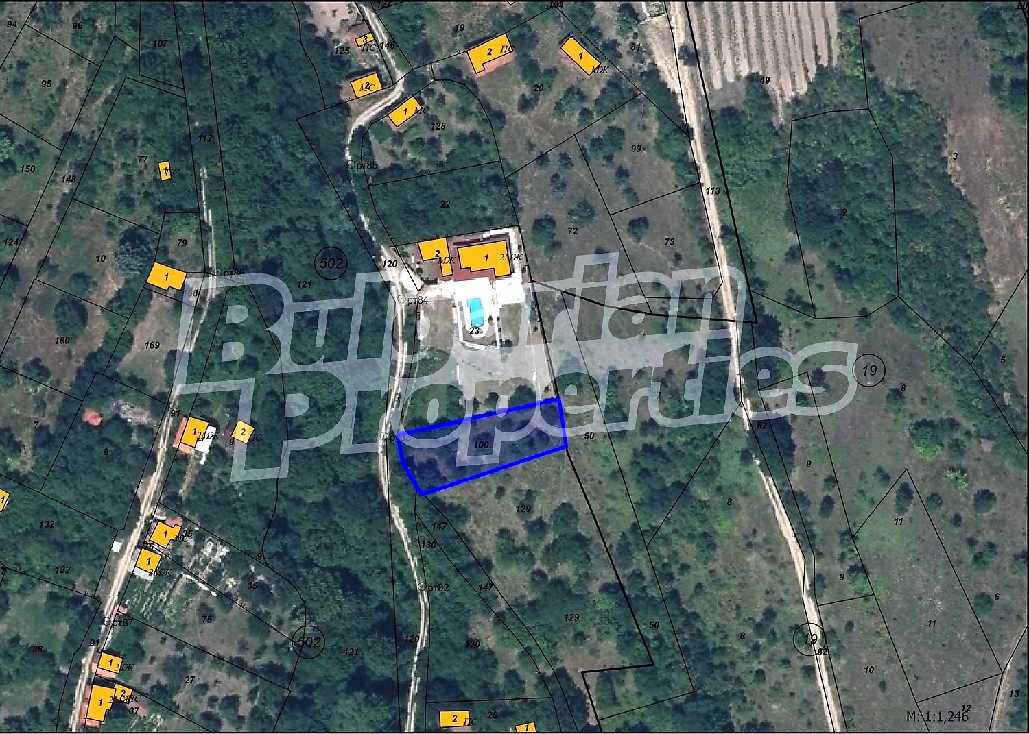 Продава ПАРЦЕЛ, с. Очуша, област София област, снимка 2 - Парцели - 53031912