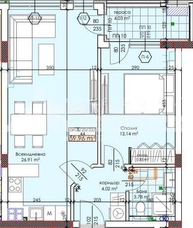 Продава 2-СТАЕН, гр. Пловдив, Тракия, снимка 2 - Апартаменти - 54223438
