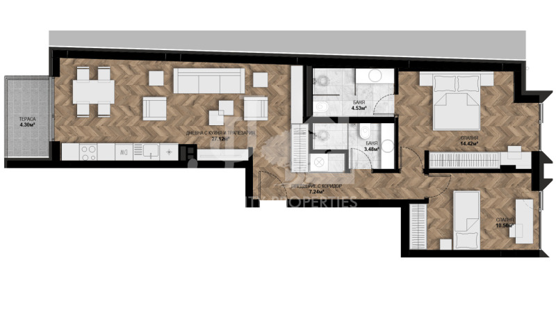 Продава  3-стаен град София , Център , 100 кв.м | 99322205 - изображение [16]