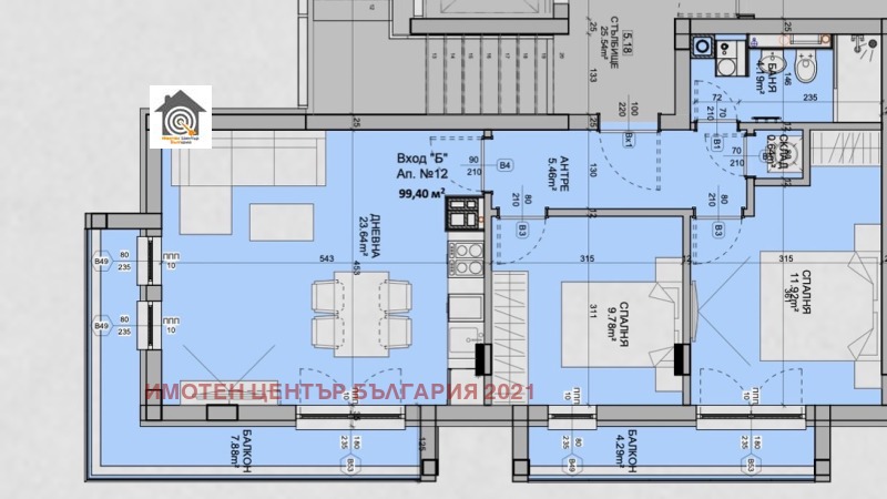 Продава 3-СТАЕН, гр. София, Манастирски ливади, снимка 3 - Апартаменти - 52065105