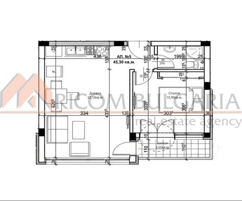 Продава 2-СТАЕН, гр. Варна, Виница, снимка 7 - Апартаменти - 54561386