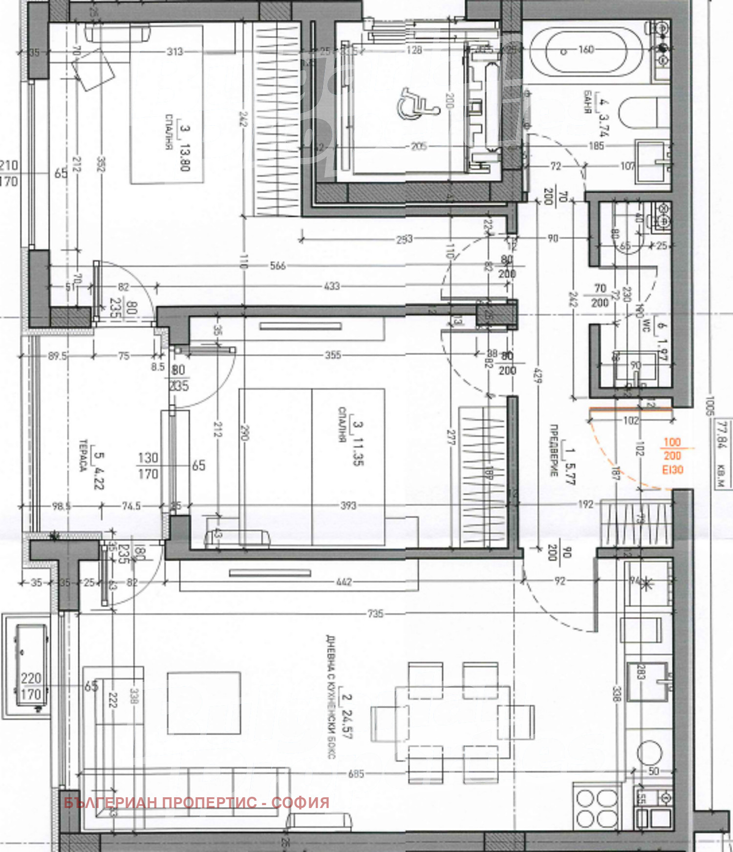 Продава 3-СТАЕН, гр. София, Малинова долина, снимка 9 - Апартаменти - 53231481