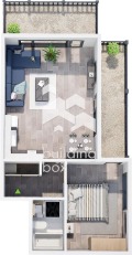 Продава  2-стаен град Пловдив , Христо Смирненски , 92 кв.м | 71104025 - изображение [3]