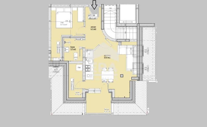 Продава 2-СТАЕН, гр. София, Надежда 1, снимка 4 - Апартаменти - 54215720