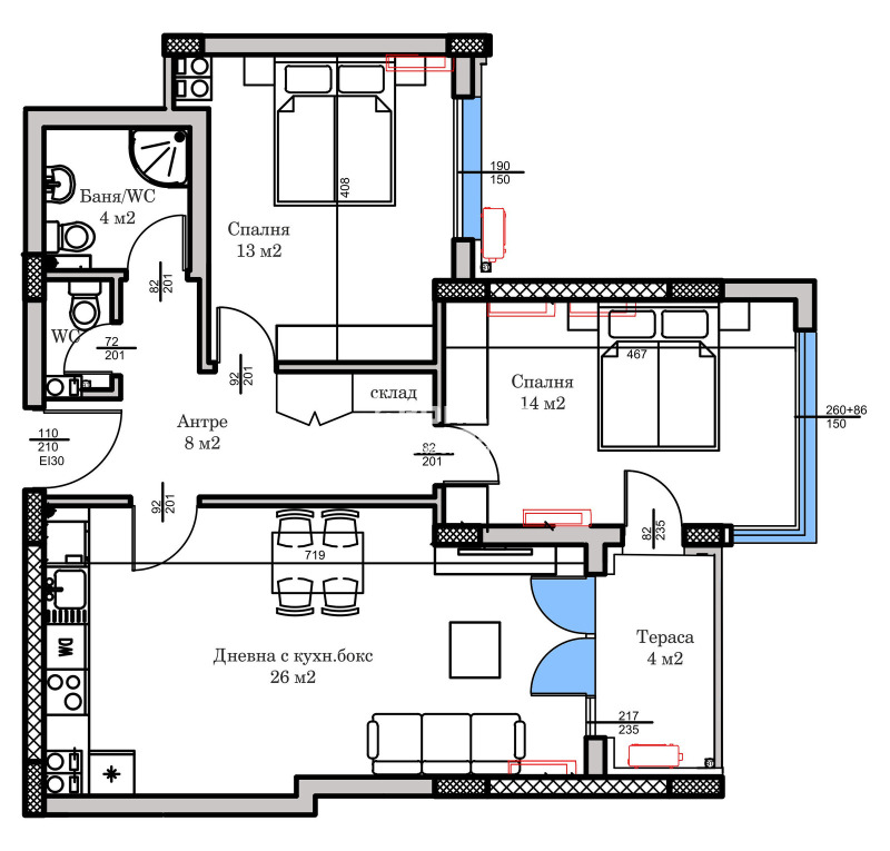 Продава 3-СТАЕН, гр. Пловдив, Христо Смирненски, снимка 1 - Aпартаменти - 47523815