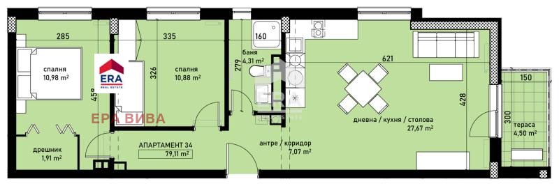 De vânzare  2 dormitoare Sofia , Ovcia cupel , 94 mp | 51307803 - imagine [4]