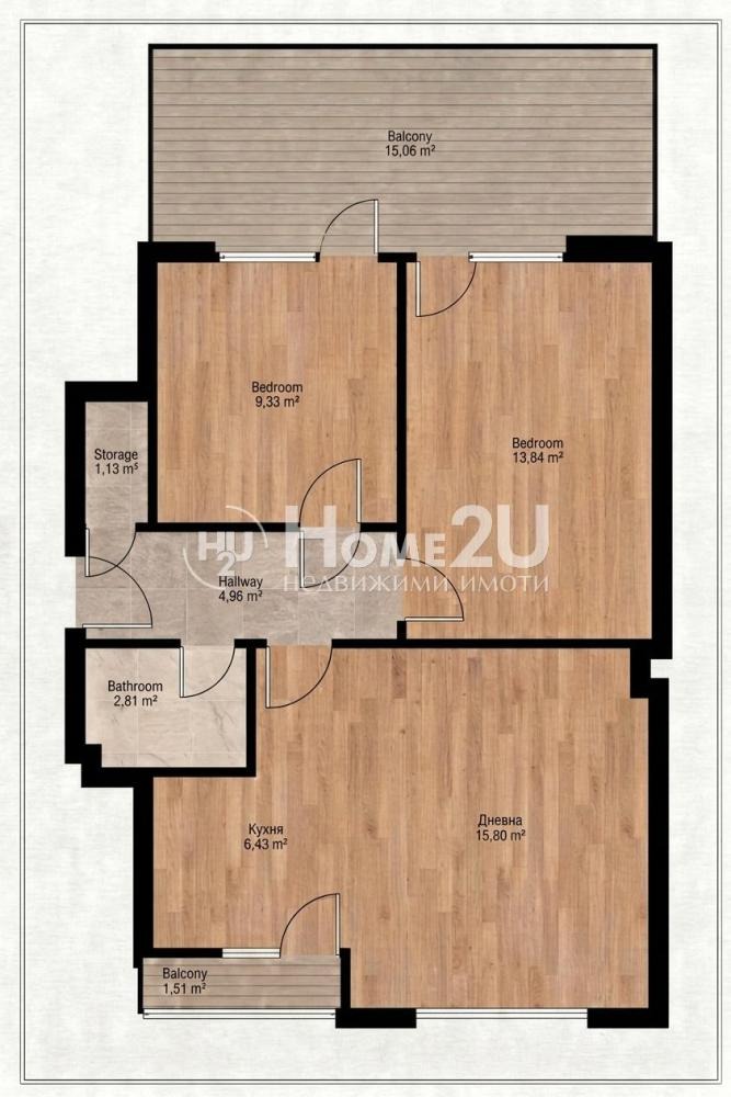 Продава 3-СТАЕН, гр. Варна, Окръжна болница-Генерали, снимка 13 - Апартаменти - 54981755