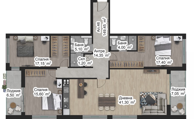 Продава  4-стаен град Пловдив , Отдих и култура , 174 кв.м | 16392206 - изображение [2]