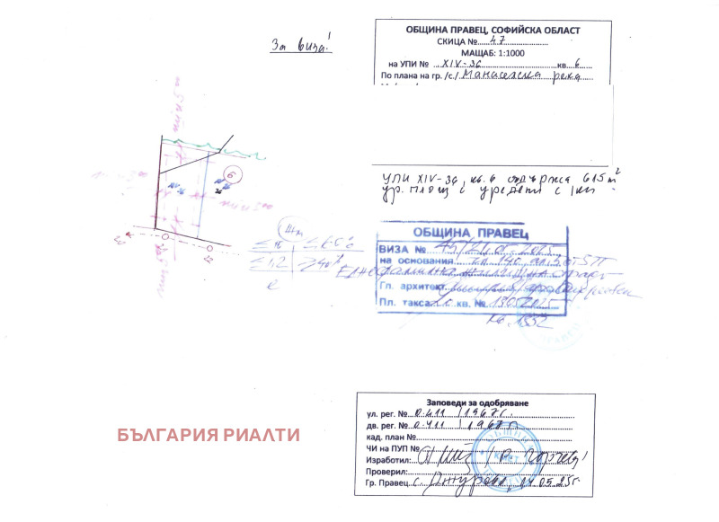In vendita  Complotto regione Sofia , Manaselska reka , 615 mq | 78418214 - Immagine [5]