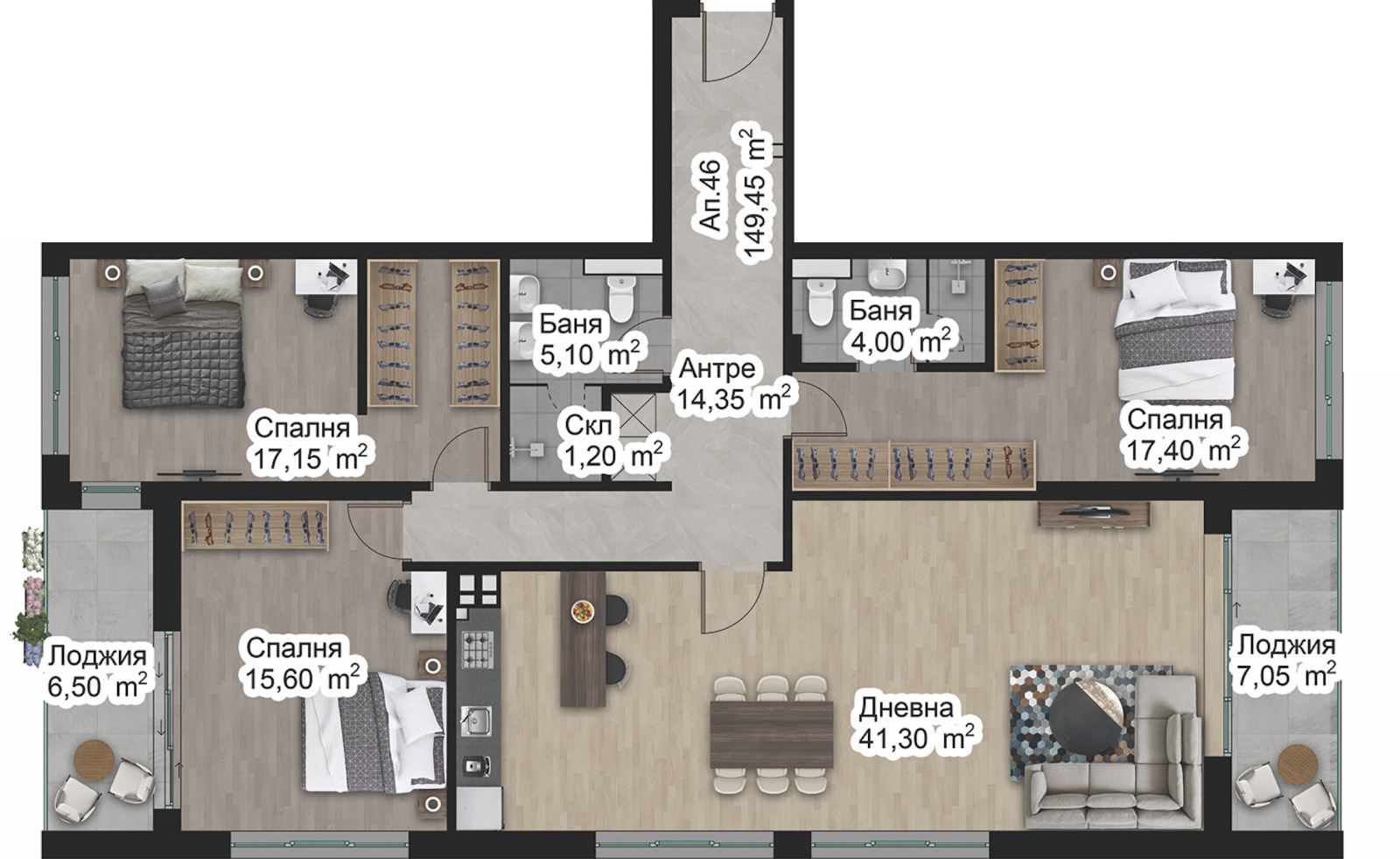 Продава 4-СТАЕН, гр. Пловдив, Отдих и култура, снимка 2 - Апартаменти - 53968013