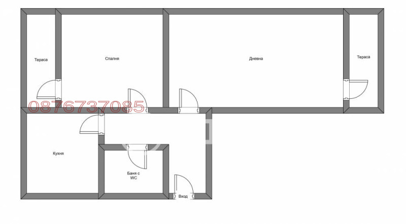 Продава 2-СТАЕН, гр. София, Хаджи Димитър, снимка 2 - Апартаменти - 53424275