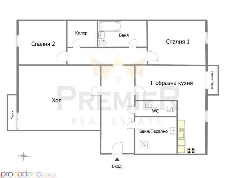 À vendre  2 chambres Varna , Briz , 80 m² | 97658687 - image [5]