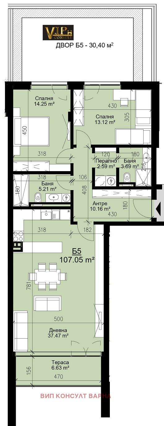 Продава  3-стаен град Варна , Бриз , 137 кв.м | 71784108 - изображение [9]