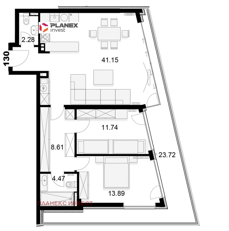 Продава 3-СТАЕН, гр. София, Симеоново, снимка 13 - Апартаменти - 52707604