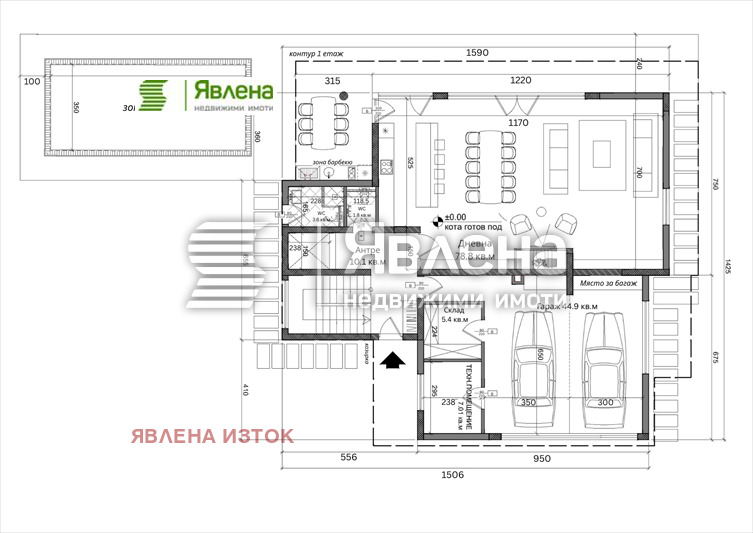 Продается  Сюжет София , в.з.Американски колеж , 1457 кв.м | 25574035 - изображение [7]
