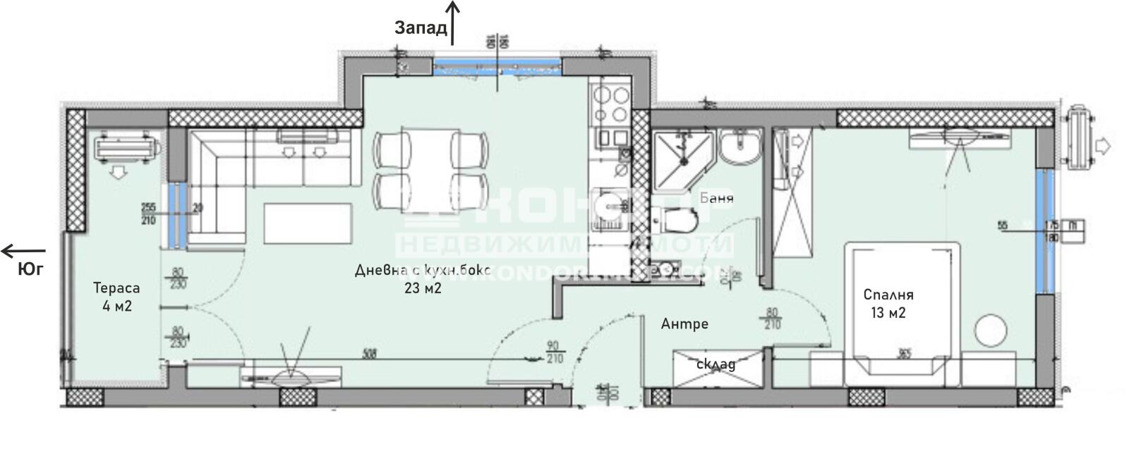 Продава 2-СТАЕН, гр. Пловдив, Кючук Париж, снимка 4 - Апартаменти - 55214503