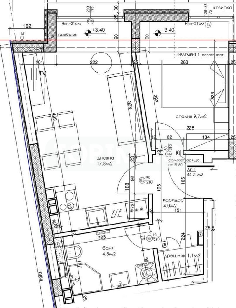 Продава 2-СТАЕН, гр. Варна, Погреби, снимка 6 - Aпартаменти - 46816482