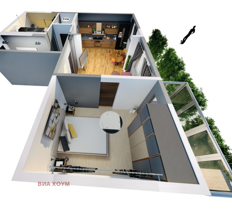 Продава 3-СТАЕН, гр. София, Изток, снимка 2 - Апартаменти - 52289157