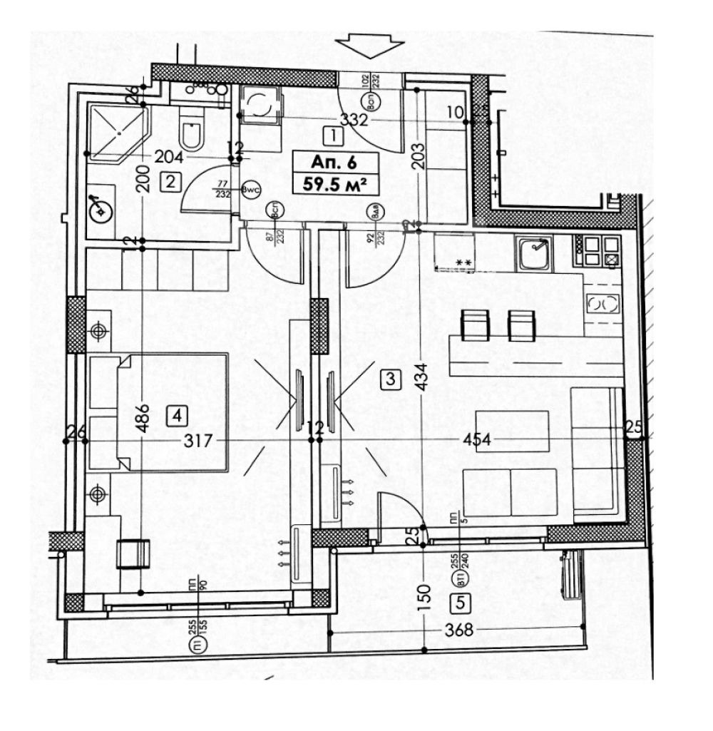Продава 2-СТАЕН, гр. София, Борово, снимка 4 - Апартаменти - 53782276