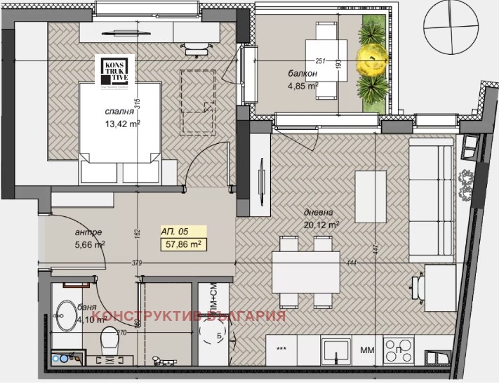 Продава 2-СТАЕН, гр. София, Левски В, снимка 5 - Апартаменти - 53721487