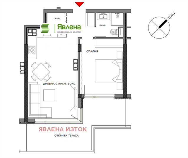 Продава 2-СТАЕН, гр. София, Овча купел, снимка 3 - Апартаменти - 53811751