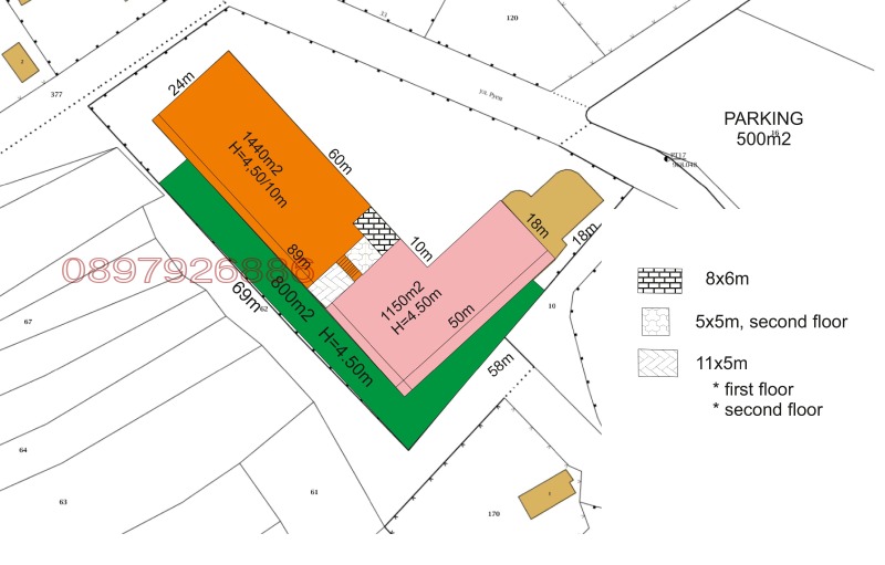 Продава ПРОМ. ПОМЕЩЕНИЕ, с. Гърляно, област Кюстендил, снимка 7 - Производствени сгради - 52779003