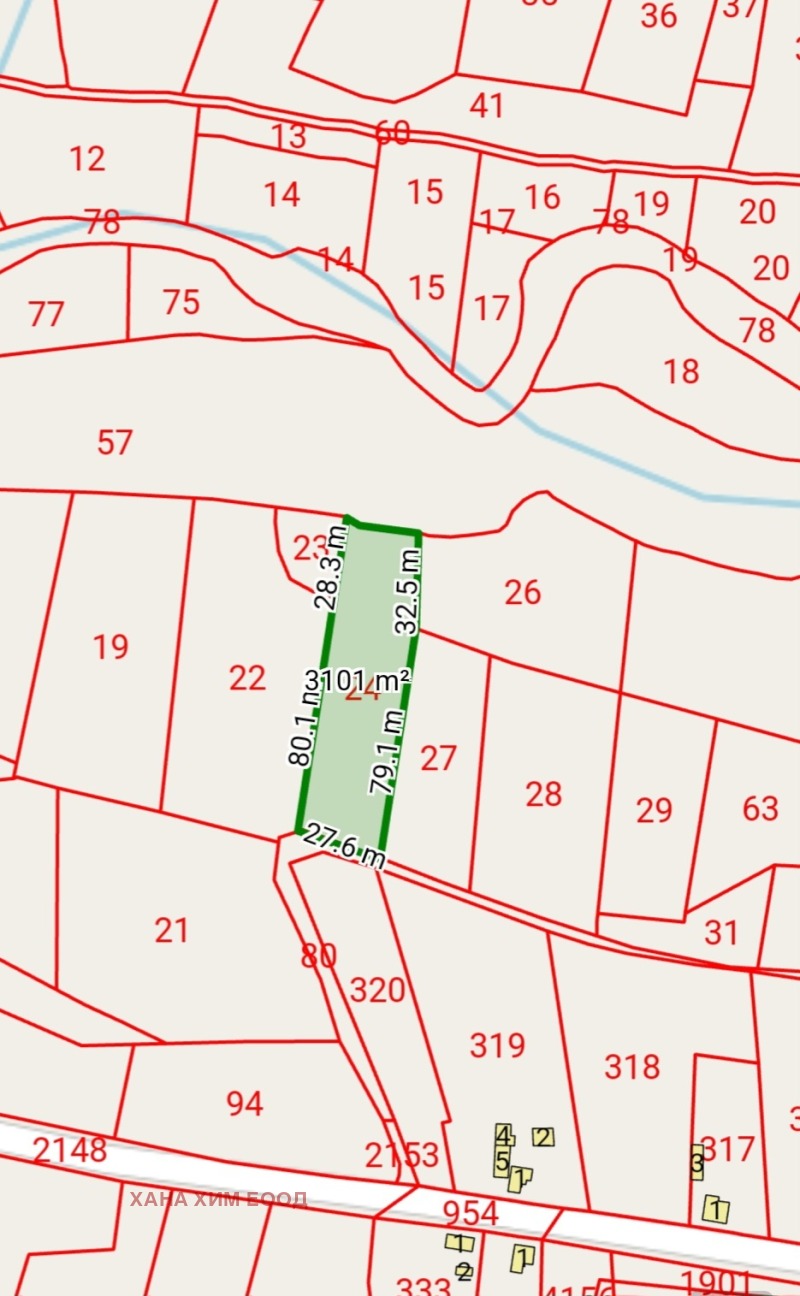 À venda  Trama região Lovech , Staro selo , 3099 m² | 77576186