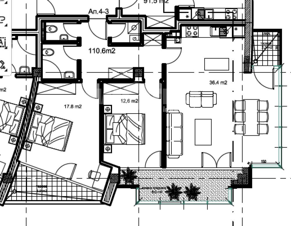 Продава 3-СТАЕН, гр. София, Манастирски ливади, снимка 4 - Апартаменти - 55686508