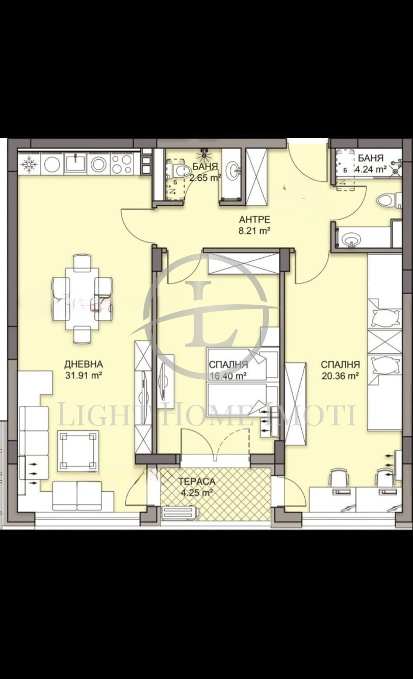 Продава 3-СТАЕН, гр. Пловдив, Гагарин, снимка 7 - Апартаменти - 56013927