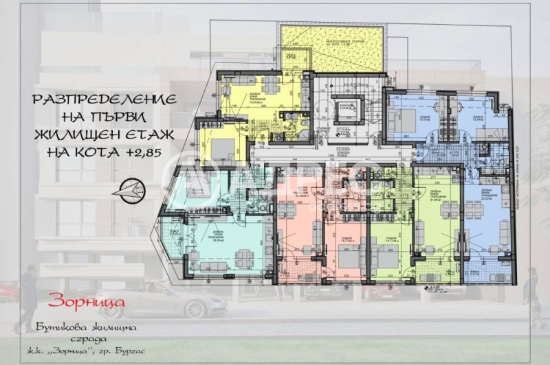 Продава 2-СТАЕН, гр. Бургас, Зорница, снимка 4 - Апартаменти - 53152082