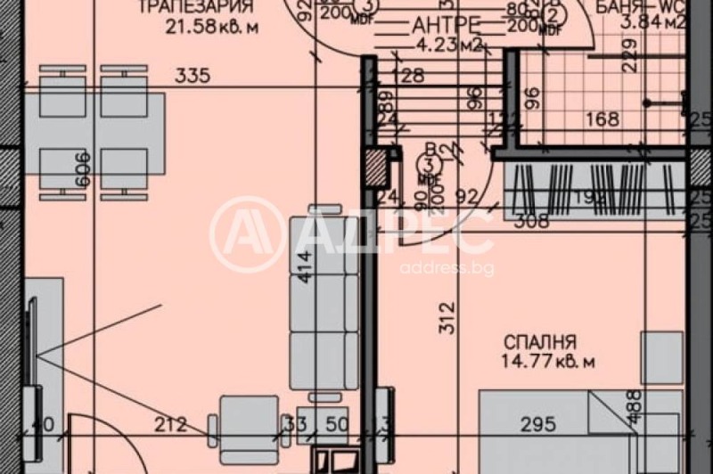 Продава 2-СТАЕН, гр. Бургас, Зорница, снимка 3 - Апартаменти - 53152082
