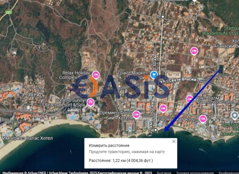 Til salg  Grund region Burgas , Sveti Vlas , 405 kvm | 51421655 - billede [7]