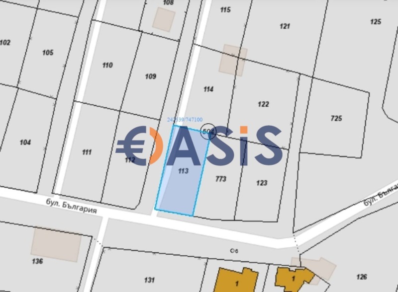 Til salg  Grund region Burgas , Sveti Vlas , 405 kvm | 51421655 - billede [2]