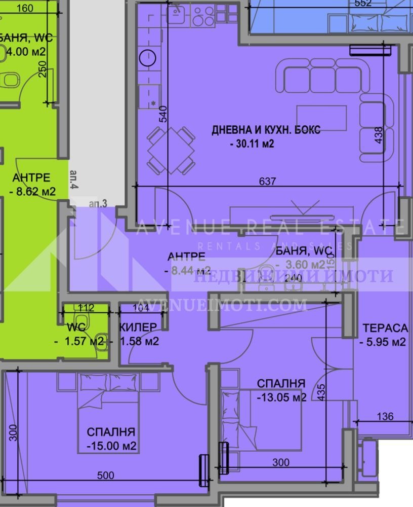 Продава 3-СТАЕН, гр. Пловдив, Южен, снимка 2 - Апартаменти - 53807709