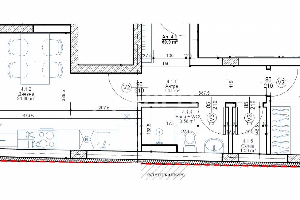 Продава 2-СТАЕН, гр. София, Овча купел, снимка 3 - Апартаменти - 53897023