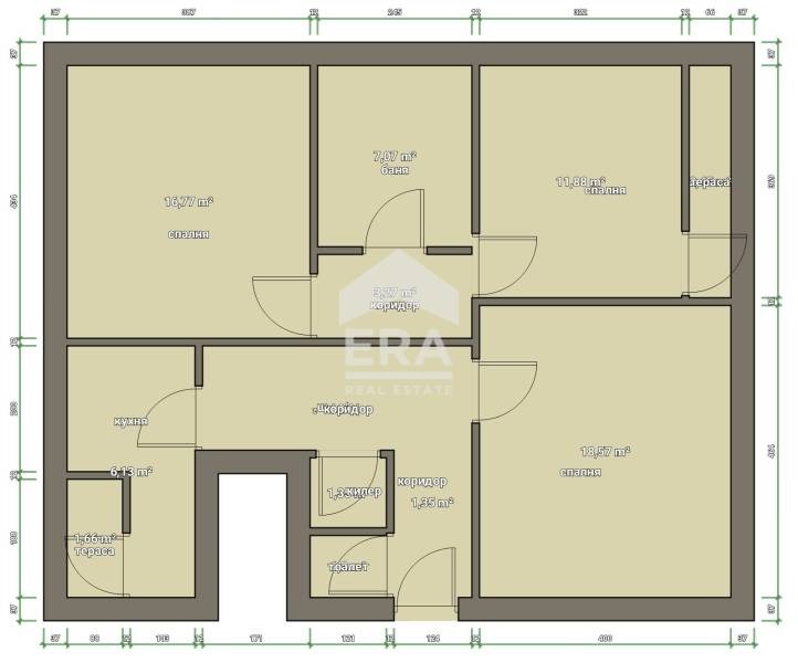 Продава 3-СТАЕН, с. Калипетрово, област Силистра, снимка 7 - Апартаменти - 55226922