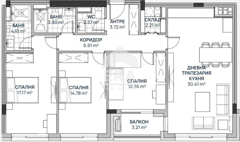 Te koop  3 slaapkamers Sofia , Ljulin 2 , 148 m² | 24748300 - afbeelding [5]